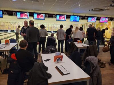 Der Drachenbootclub Zuarin zum Jahresstart 2024 beim Bowling