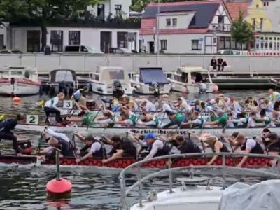 Drachenbootclub Zuarin Boot 3 Finalrennen Alter Strom Warnemünde 2024