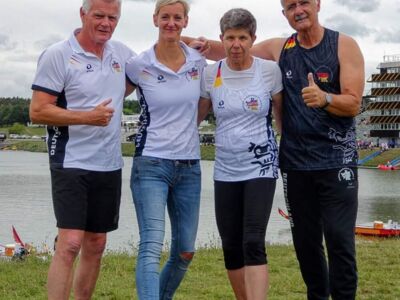 Erfolgreiche Teilnahme von 4 Mitgliedern des Drachenbootclub Zuarins bei der 15. European Nations Dragon Boat Championship in Tschechien